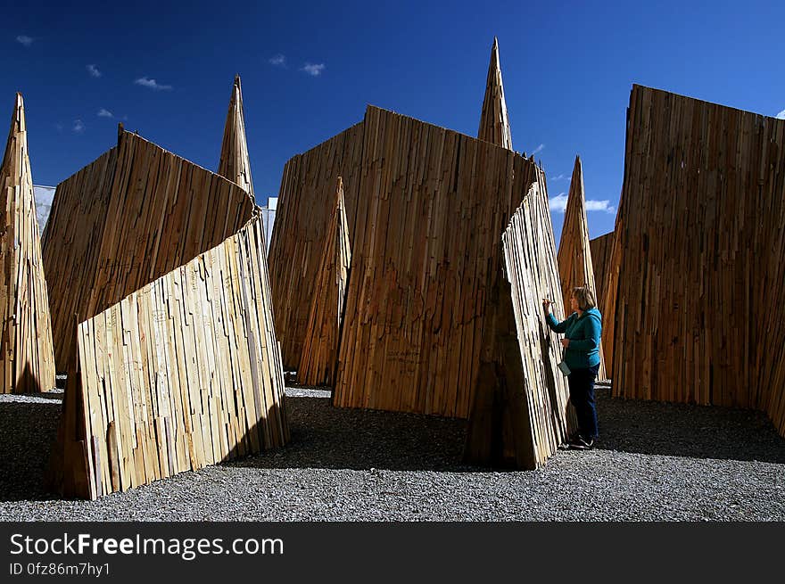 The Temple for Christchurch is a large scale built artwork. Artist Tim Jago is chairman of the Temple for Christchurch Trust, a member of the International Arts Megacrew, and a native Cantabrian. Once completed, the public will be invited to explore the grounds, to pin thoughts and mementos to it, reflect, grieve, and find joy. This project follows in the tradition of the Burning Man festival. The Burning Man temple is built every year on site and invites participants of the festival to come and bring their own hurts, troubles and trauma to be expressed on the walls of this Temple and then be burnt away on the last night. Tim Jago and his team is taking this concept and reimagining it here in Christchurch to allow people to process and release the emotions of the last 18 months of earthquakes. After being open to the public, the temple will be moved to a location outside of town and burned. The Temple for Christchurch is a large scale built artwork. Artist Tim Jago is chairman of the Temple for Christchurch Trust, a member of the International Arts Megacrew, and a native Cantabrian. Once completed, the public will be invited to explore the grounds, to pin thoughts and mementos to it, reflect, grieve, and find joy. This project follows in the tradition of the Burning Man festival. The Burning Man temple is built every year on site and invites participants of the festival to come and bring their own hurts, troubles and trauma to be expressed on the walls of this Temple and then be burnt away on the last night. Tim Jago and his team is taking this concept and reimagining it here in Christchurch to allow people to process and release the emotions of the last 18 months of earthquakes. After being open to the public, the temple will be moved to a location outside of town and burned.