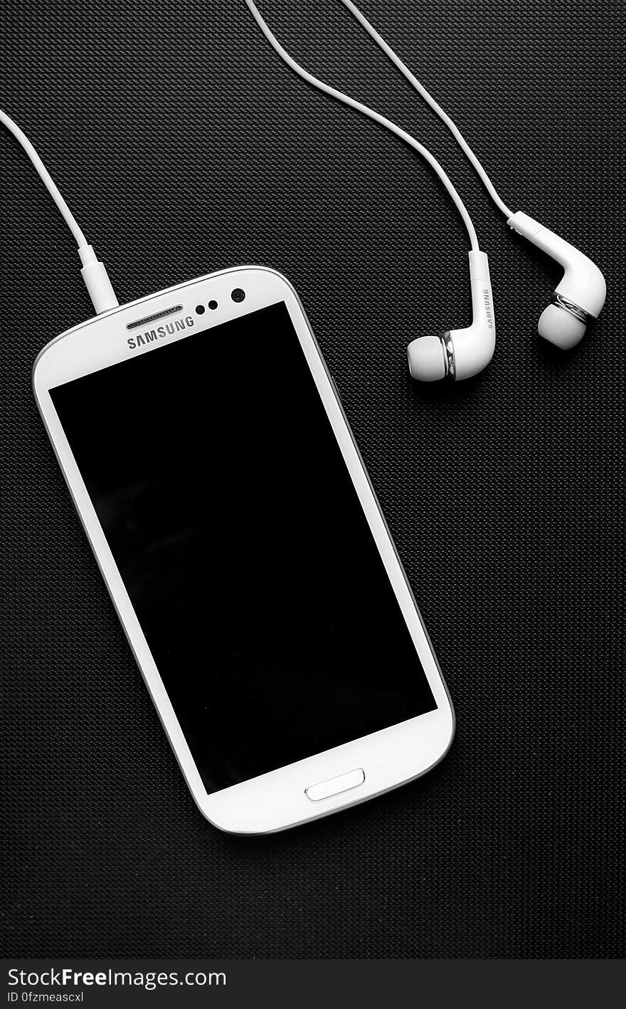 White Samsung Galaxy Smartphone