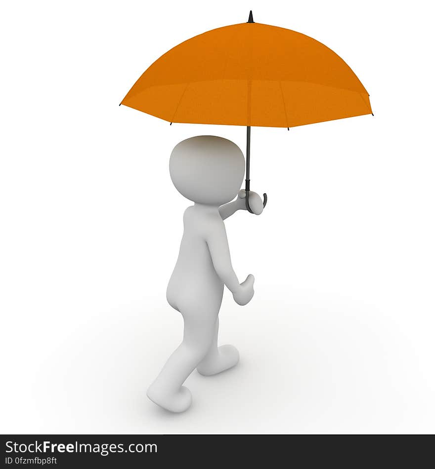 Umbrella, Fashion Accessory, Orange, Product Design