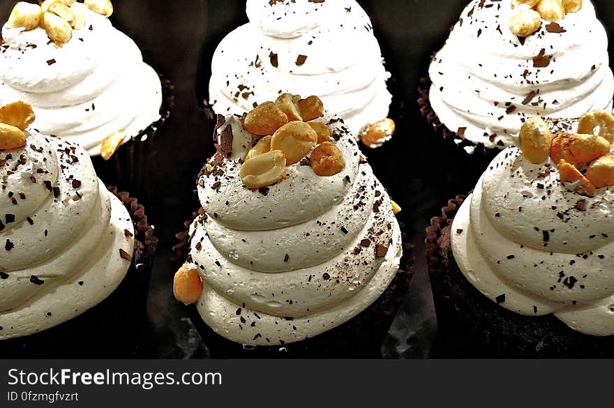 Dessert, Cupcake, Buttercream, Whipped Cream