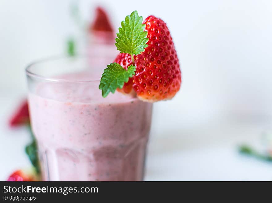 Strawberry, Smoothie, Strawberries, Drink