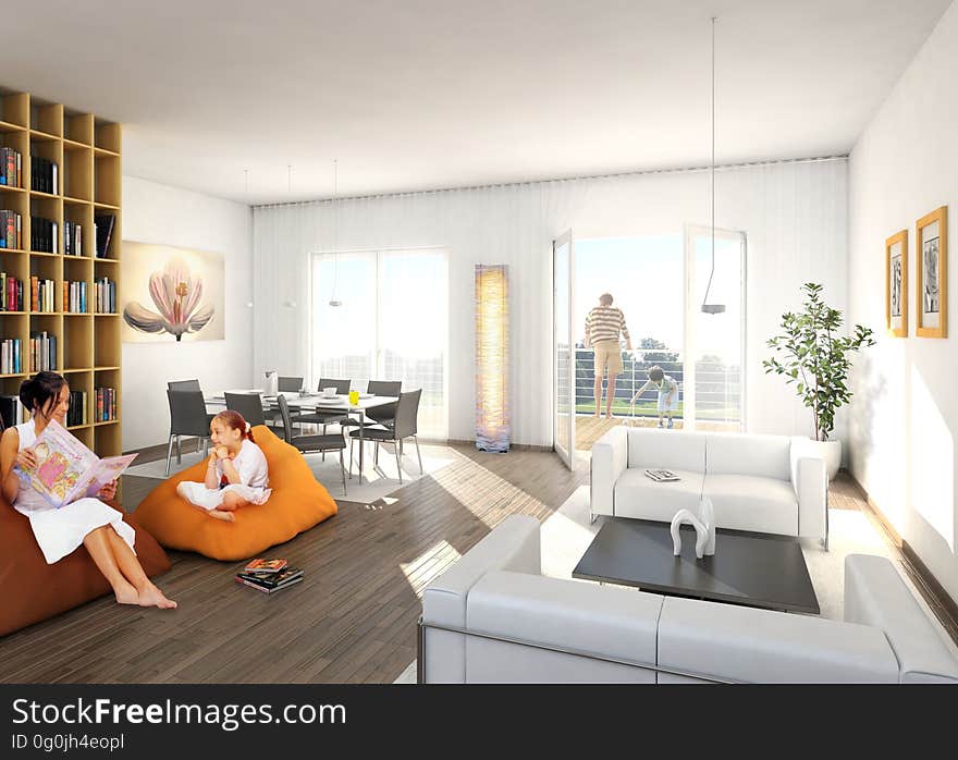 Living Room, Room, Interior Design, Real Estate