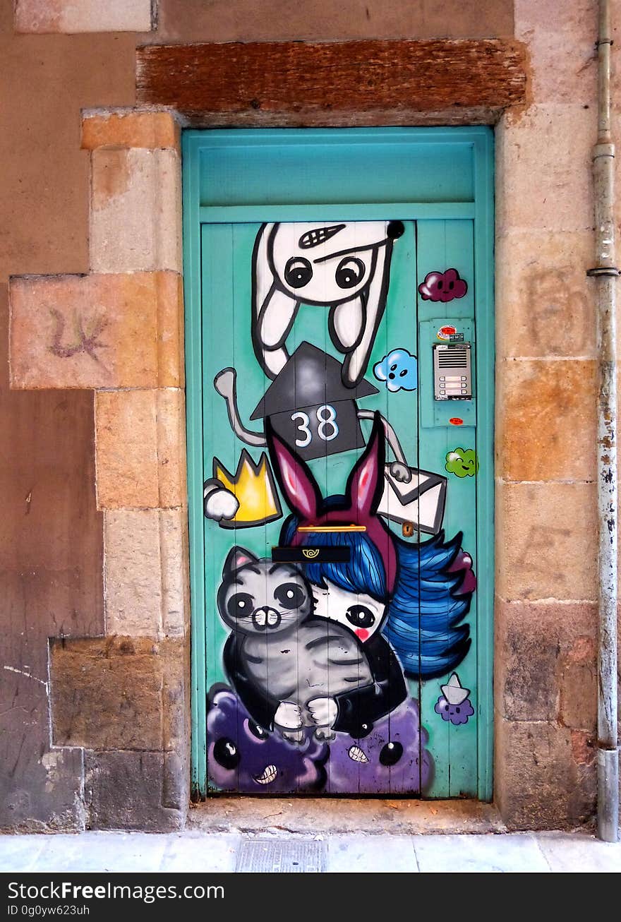 Street art in two of my favorite places of Barcelona. Street art in two of my favorite places of Barcelona.