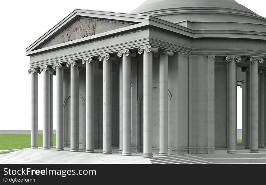 Classical Architecture, Ancient Roman Architecture, Column, Landmark