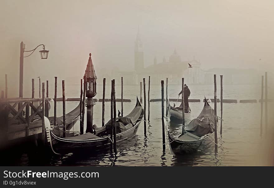 Water, Gondola, Waterway, Calm