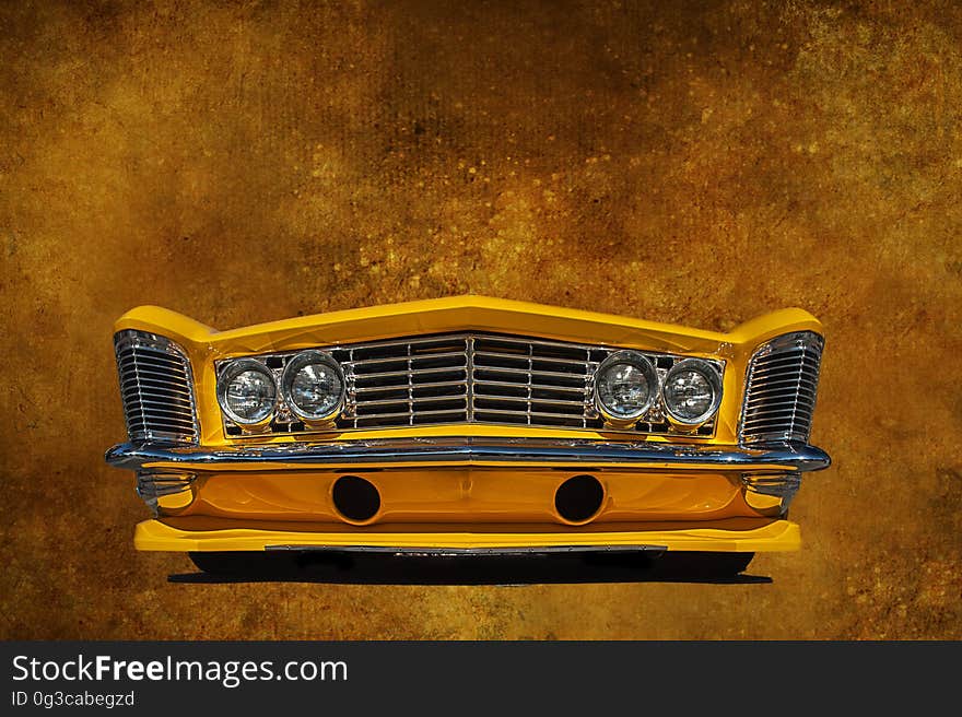 Motor Vehicle, Yellow, Car, Automotive Design