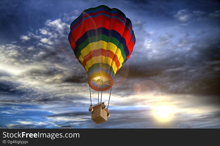 Hot Air Balloon, Sky, Hot Air Ballooning, Cloud