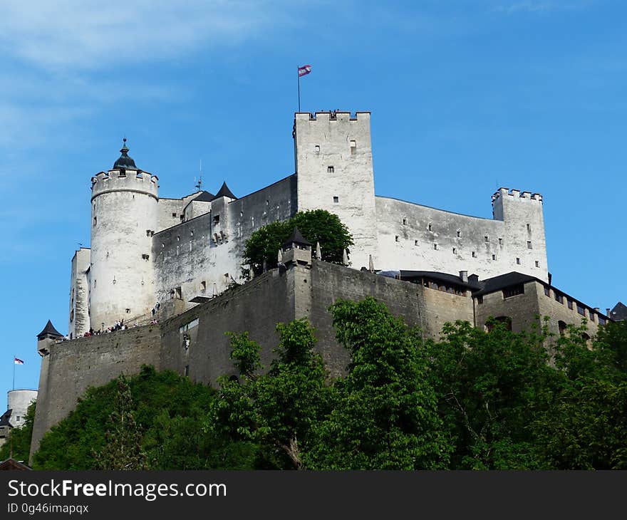 Castle, Sky, Château, Building