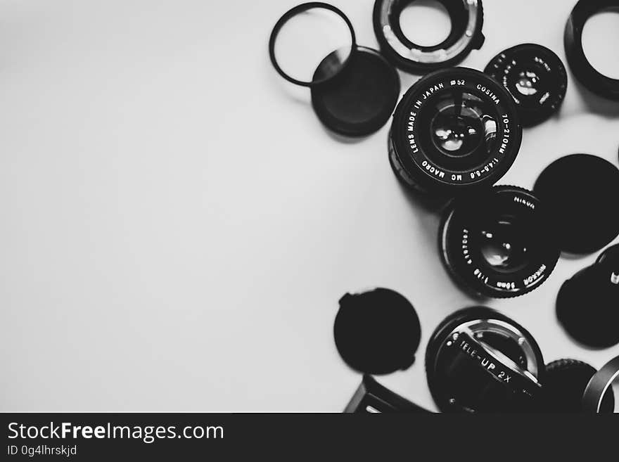 Close-up of Buttons Against White Background