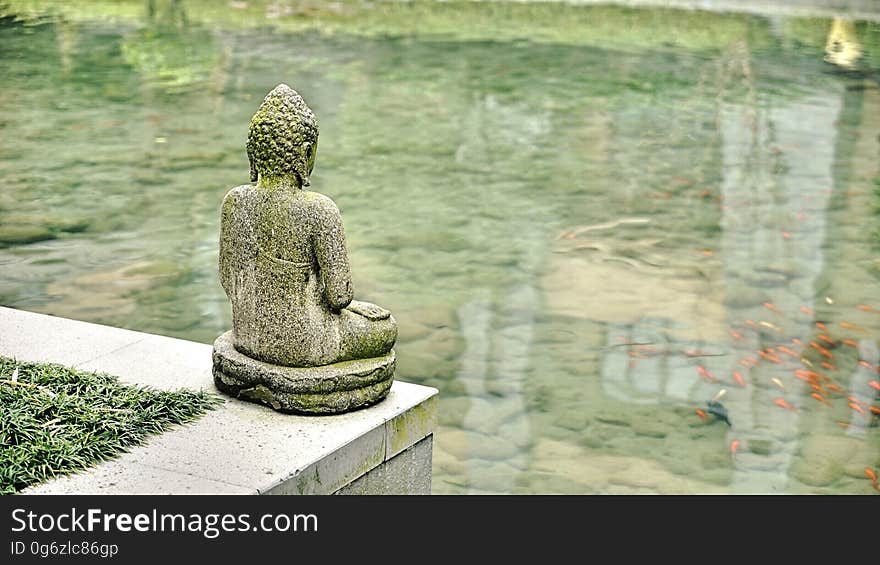 Statue, Sculpture, Stone Carving, Garden