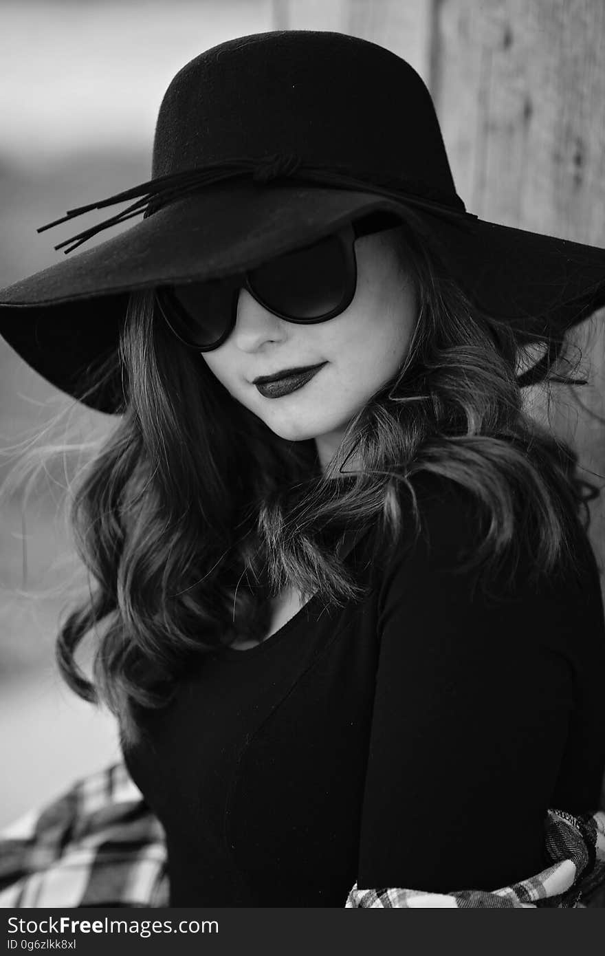 Eyewear, Black, Black And White, Monochrome Photography