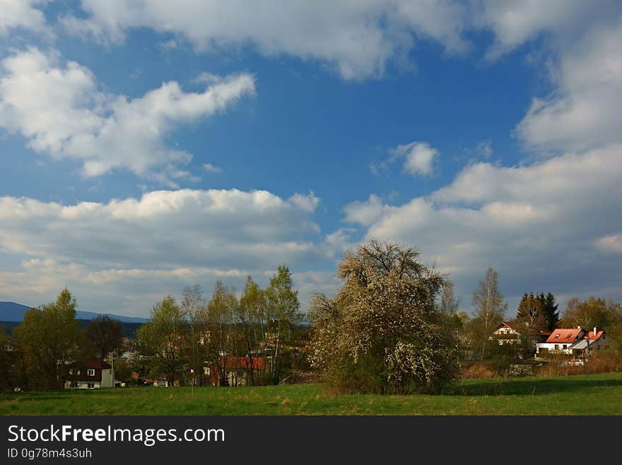 Czech countryside in the spring season