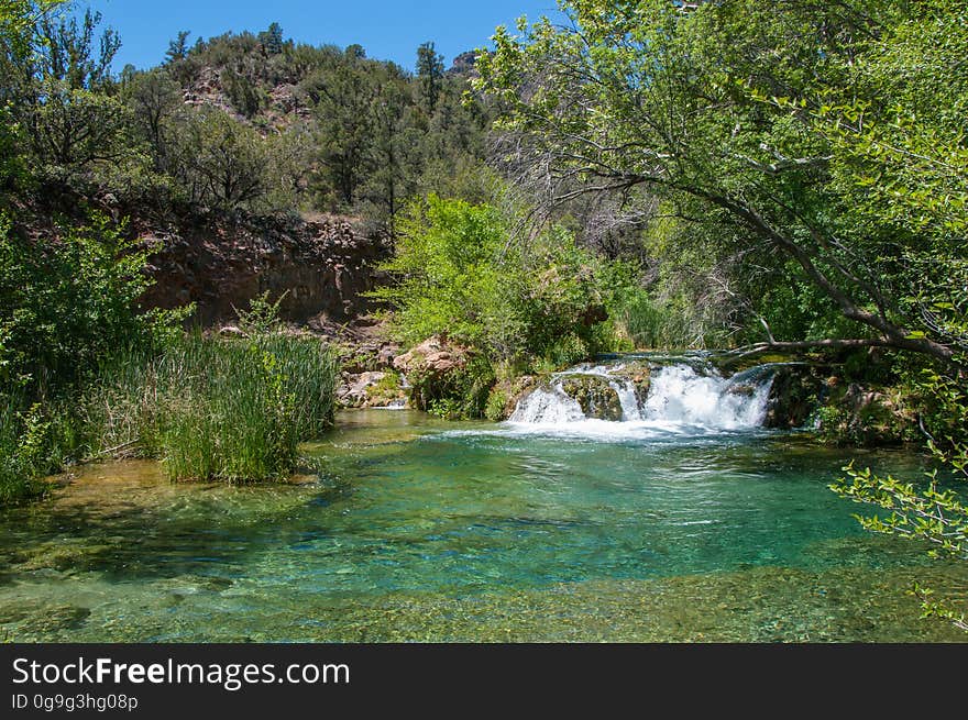 Waterfall Trail is an easy, one mile trail along Fossil Creek Wild and Scenic River outside of Camp Verde, Arizona. A parking permit is required in the busy warm weather months. Trail information www.fs.usda.gov/recarea/coconino/recarea/?recid=55272. Waterfall Trail is an easy, one mile trail along Fossil Creek Wild and Scenic River outside of Camp Verde, Arizona. A parking permit is required in the busy warm weather months. Trail information www.fs.usda.gov/recarea/coconino/recarea/?recid=55272