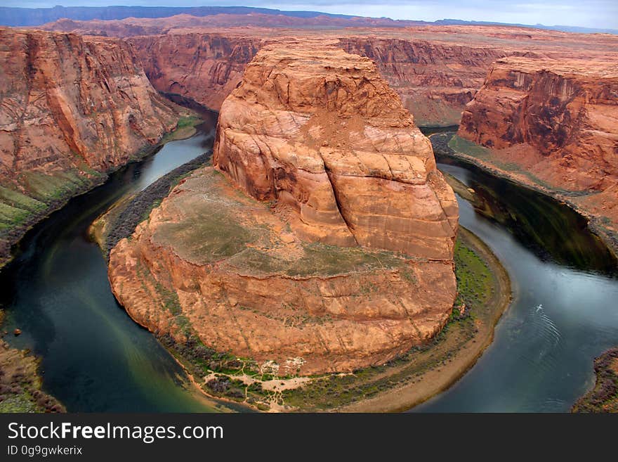 Scenic view of Grand Canyon Horseshoe Bend, Arizona, USA.