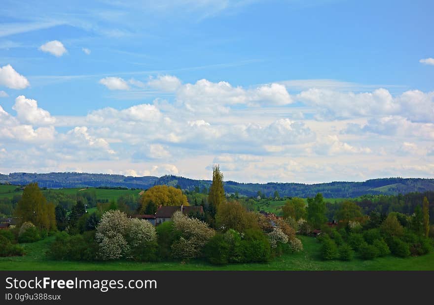 Czech countryside in the spring season