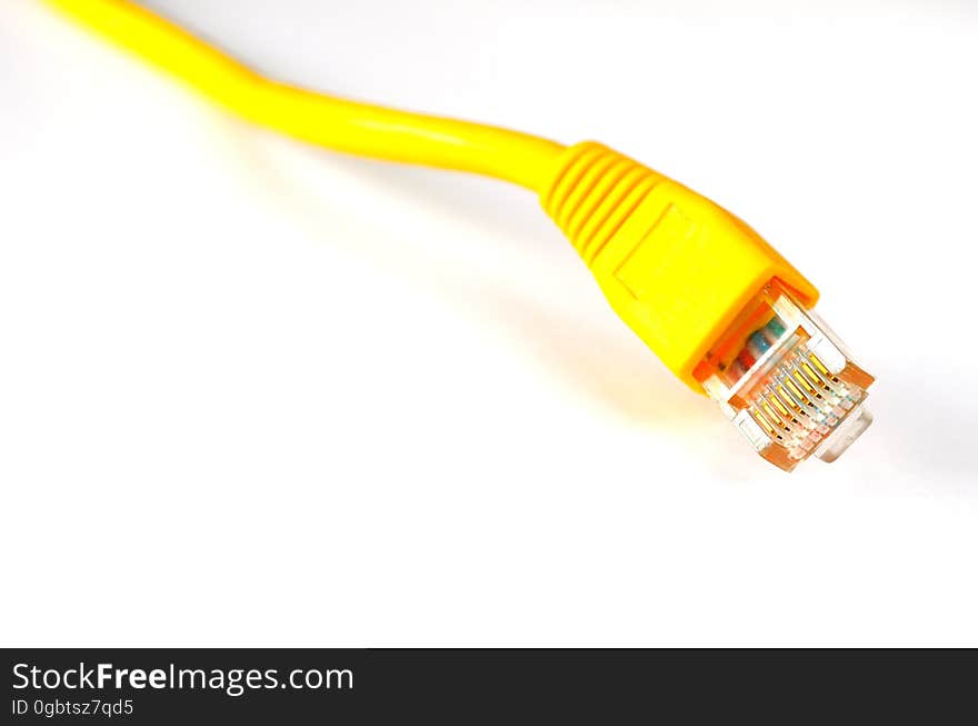 Yellow Ethernet Cable