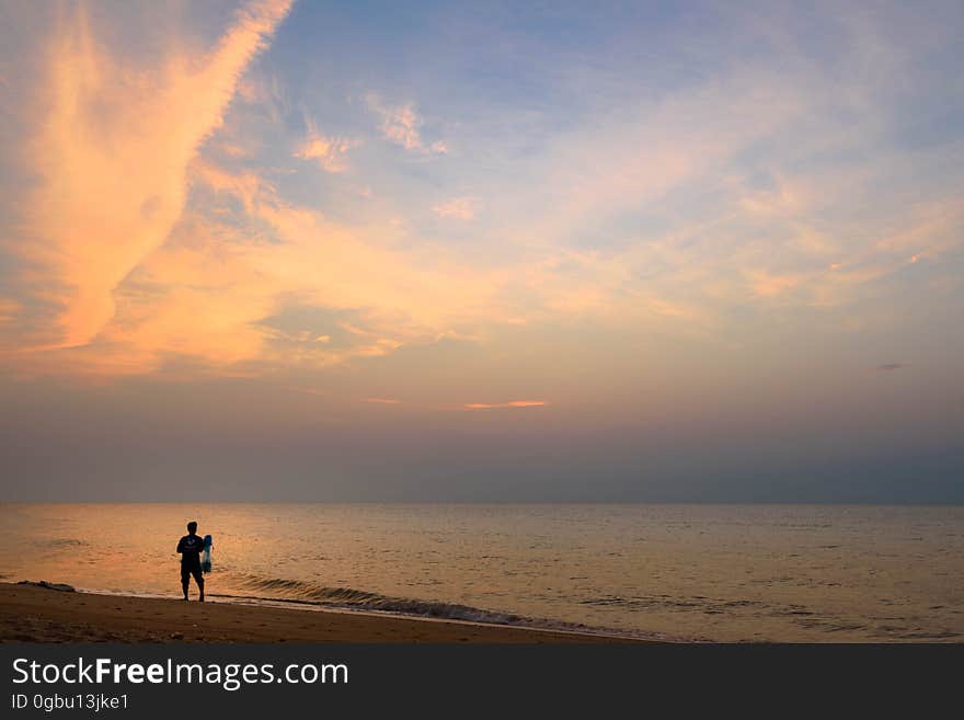 Cha Am beach, Thailand. Cha Am beach, Thailand