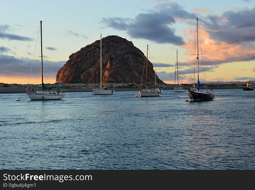 Enjoying a boat tour on a breezy winter evening. Enjoying a boat tour on a breezy winter evening