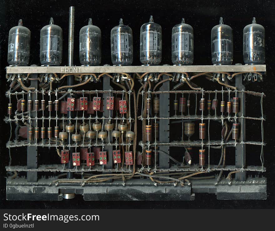 Talk about Dust to Digital! The IBM 701 &#x28;Circa 1953&#x29; The first IBM large-scale electronic computer manufactured in quantity. This circuit board, thought to be a logic unit, is from a 701. The first was delivered to Los Alamos in March, 1953. It was known then as an IBM 701 Electronic Data Processing Machine. This from the collection of Grudnick &#x28;Circa 1953&#x29;. All parts and dust are original. Talk about Dust to Digital! The IBM 701 &#x28;Circa 1953&#x29; The first IBM large-scale electronic computer manufactured in quantity. This circuit board, thought to be a logic unit, is from a 701. The first was delivered to Los Alamos in March, 1953. It was known then as an IBM 701 Electronic Data Processing Machine. This from the collection of Grudnick &#x28;Circa 1953&#x29;. All parts and dust are original.