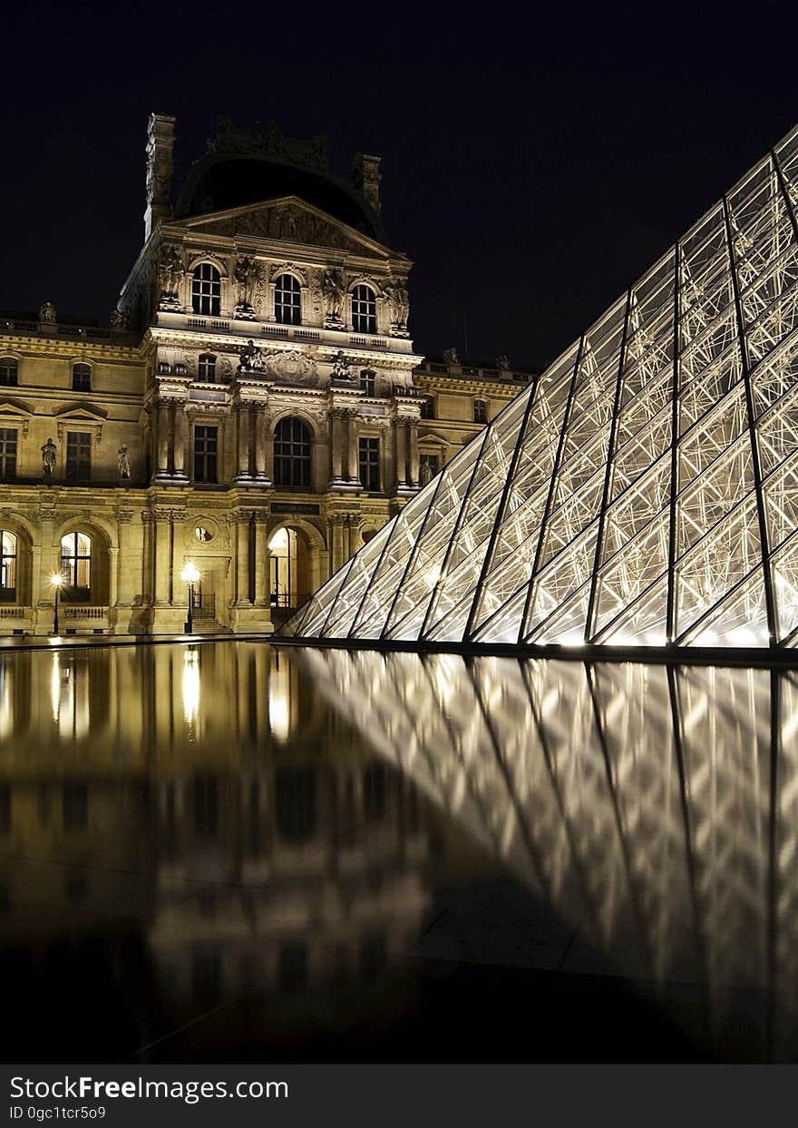 Reflection, Landmark, Night, Tourist Attraction