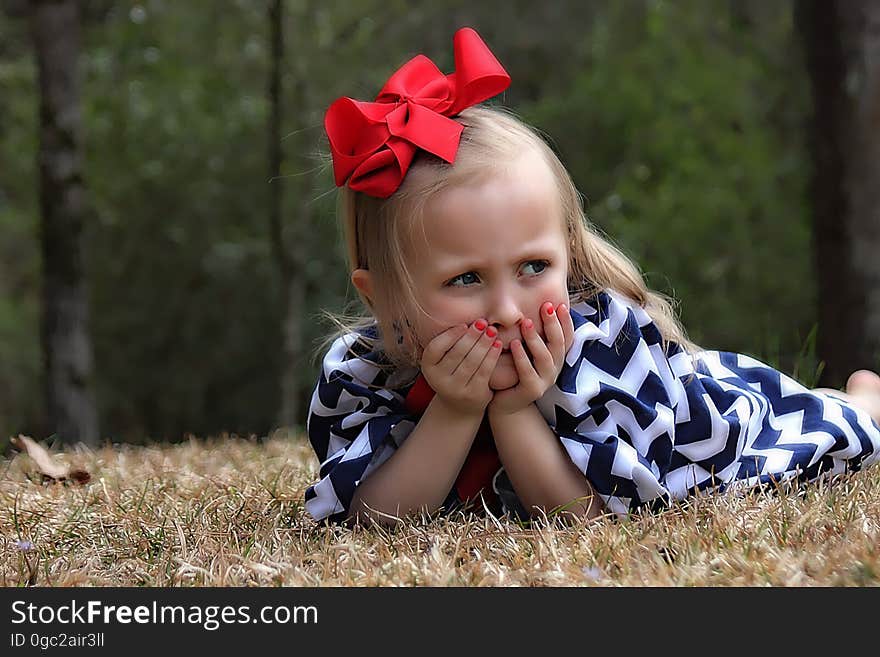 Child, Grass, Headgear, Plant