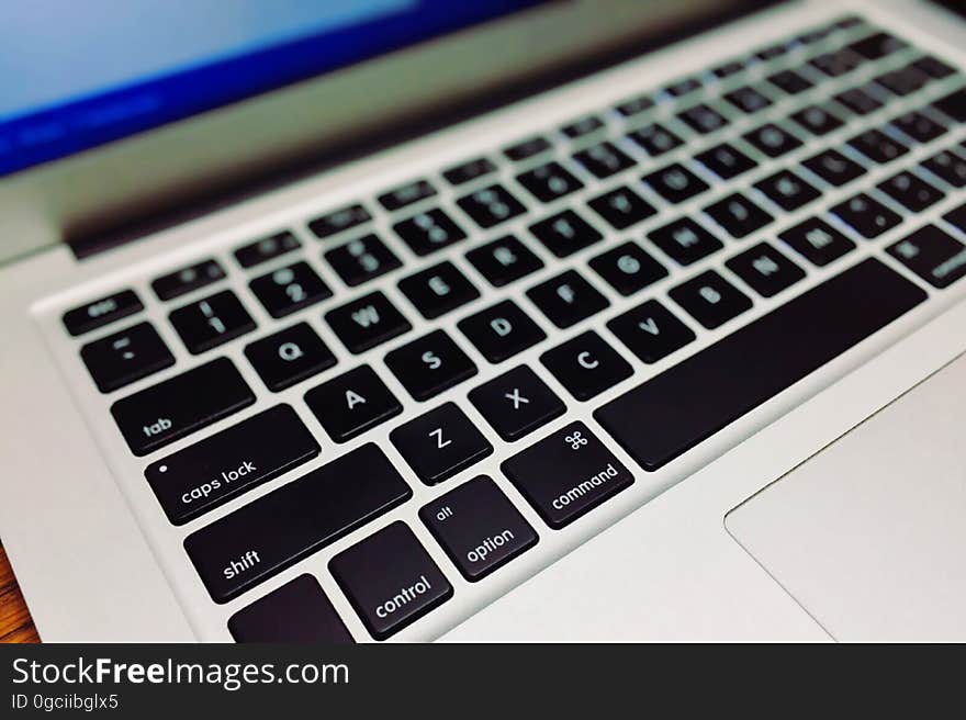 Close-up of Laptop Keyboard