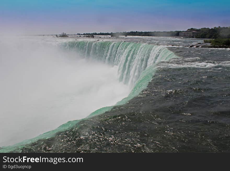 Over the edge at Niagara