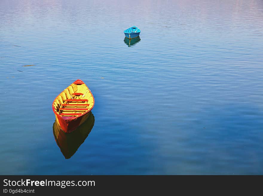 Boats of Fewa lake