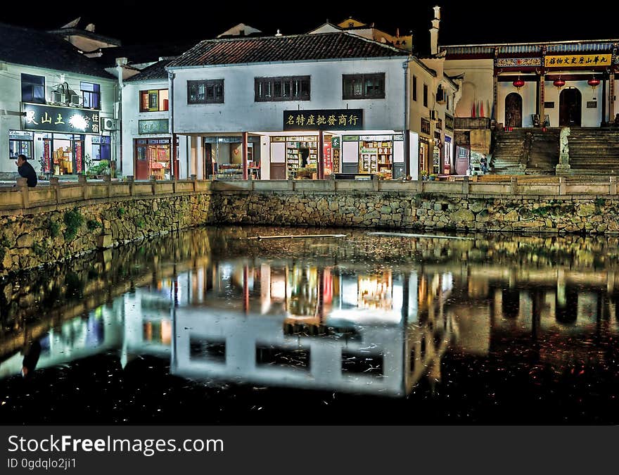 Reflection of Built Structure in Water