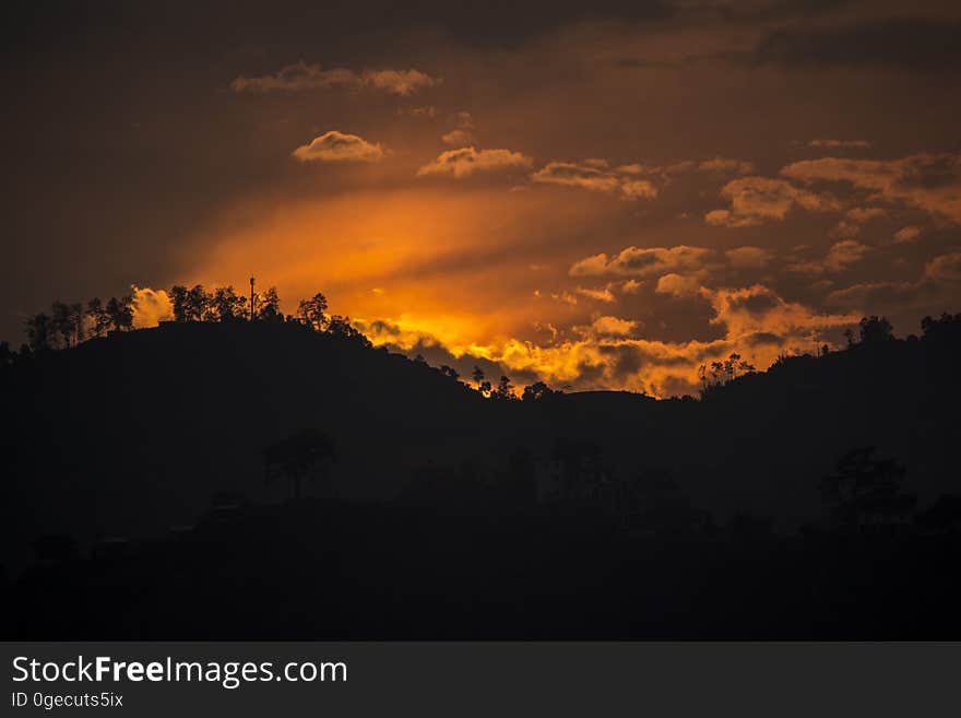 Sky, Afterglow, Atmosphere, Sunrise