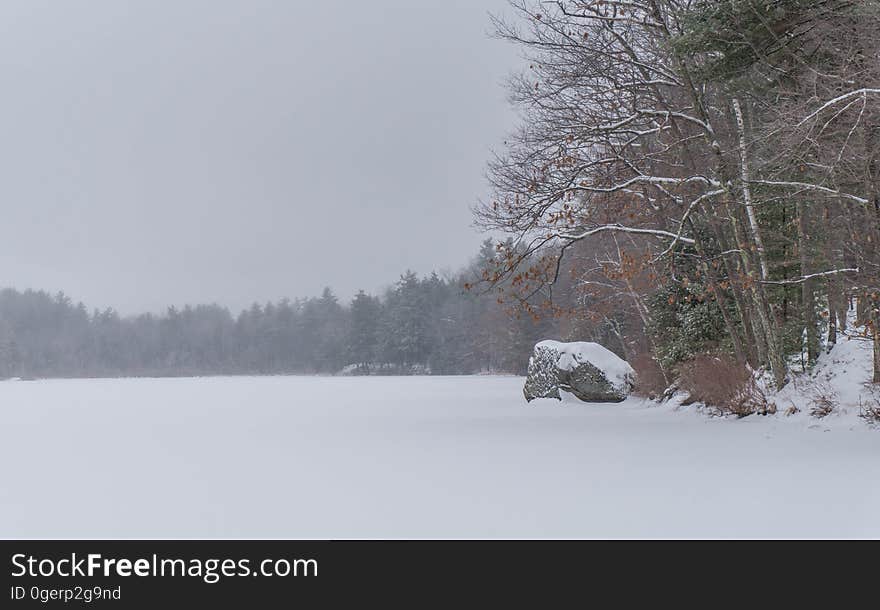 Finally worked up the courage to go out on the ice which gave me the angle to capture the fresh snow unimpeded by shoreline obstructions. Finally worked up the courage to go out on the ice which gave me the angle to capture the fresh snow unimpeded by shoreline obstructions.