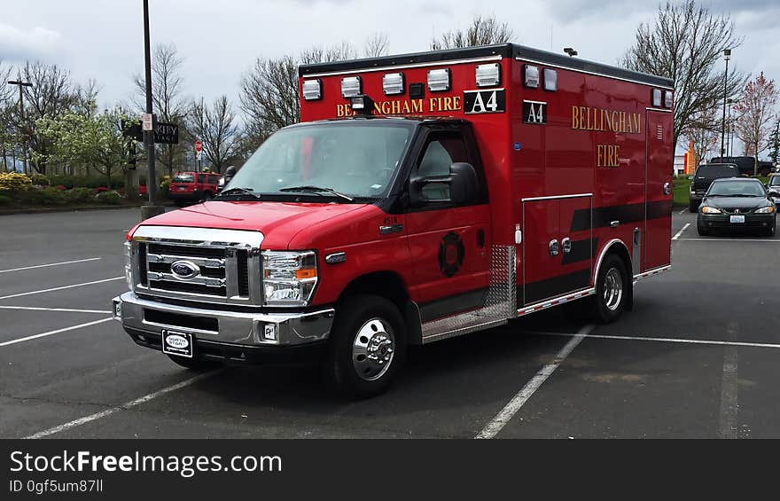 This is reportedly one of six new fantastic Bellingham Fire vehicles that arrived in late March of 2015. I took this right as three firefighters came back &#x28;they initially thought I was going to complain about the parking&#x29;. I was told they were brand new additions. Based on the front plate, the vehicle was outfitted by North Star. After a little searching I was able to find their images &#x28;which shows the lights on along with the interior&#x29; you can see here: www.braunnw.com/popup.php?id=1010 Also worth noting that the previous A4 model had Whatcom Medic One markings, while this one strictly says Bellingham Fire. I&#x27;m sure there are more qualified people than me to explain this, but it appears the Whatcom Medic One label was dissolved for some reason. This is reportedly one of six new fantastic Bellingham Fire vehicles that arrived in late March of 2015. I took this right as three firefighters came back &#x28;they initially thought I was going to complain about the parking&#x29;. I was told they were brand new additions. Based on the front plate, the vehicle was outfitted by North Star. After a little searching I was able to find their images &#x28;which shows the lights on along with the interior&#x29; you can see here: www.braunnw.com/popup.php?id=1010 Also worth noting that the previous A4 model had Whatcom Medic One markings, while this one strictly says Bellingham Fire. I&#x27;m sure there are more qualified people than me to explain this, but it appears the Whatcom Medic One label was dissolved for some reason.