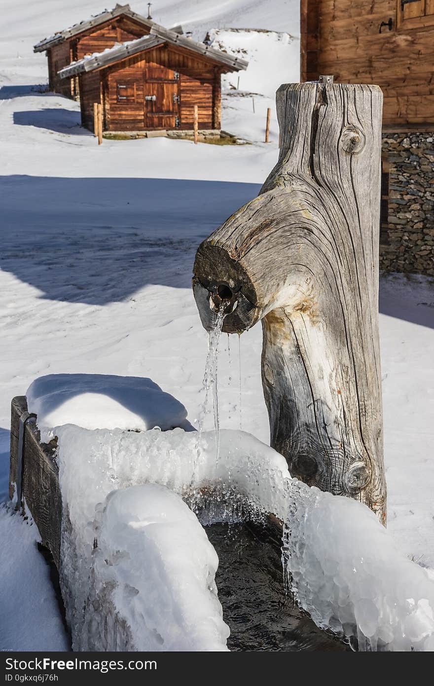 Frozen Lake during Winter