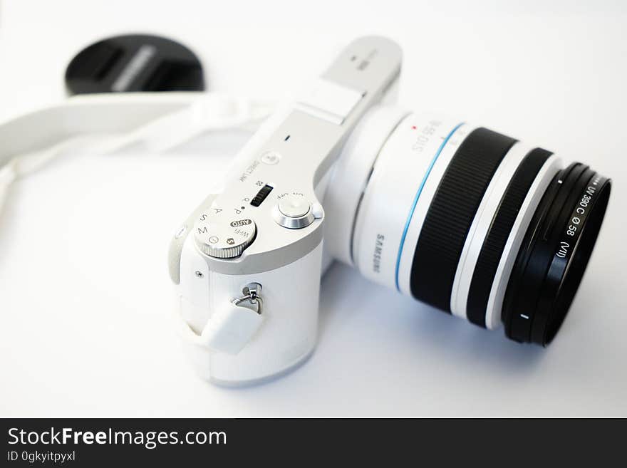 White Dslr Camera