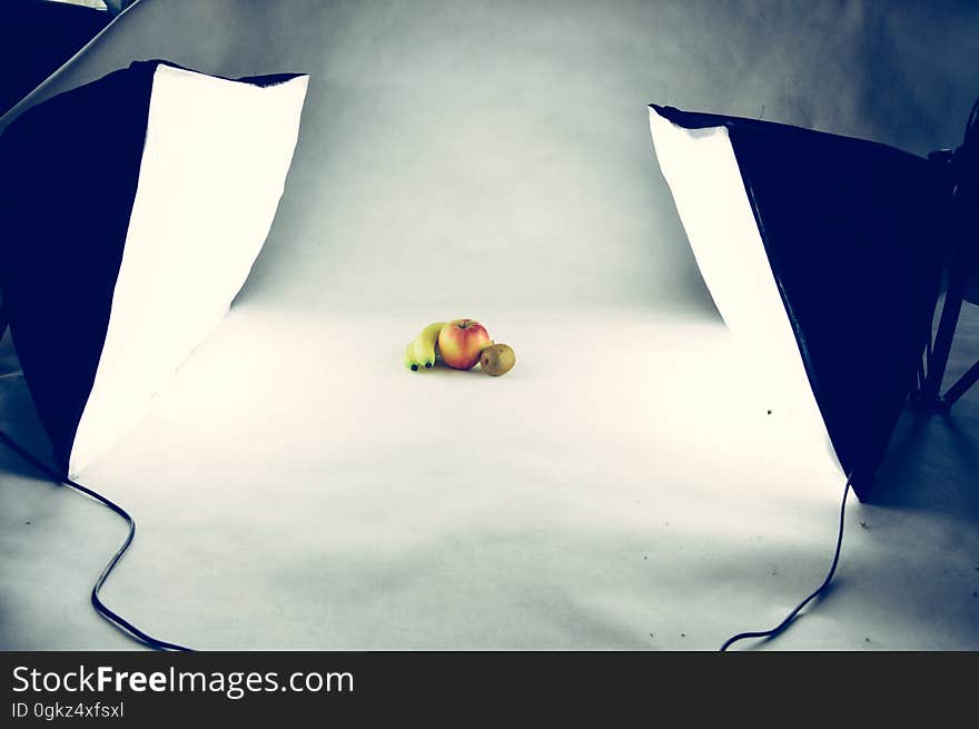 Three Fruits in Photograph Studio