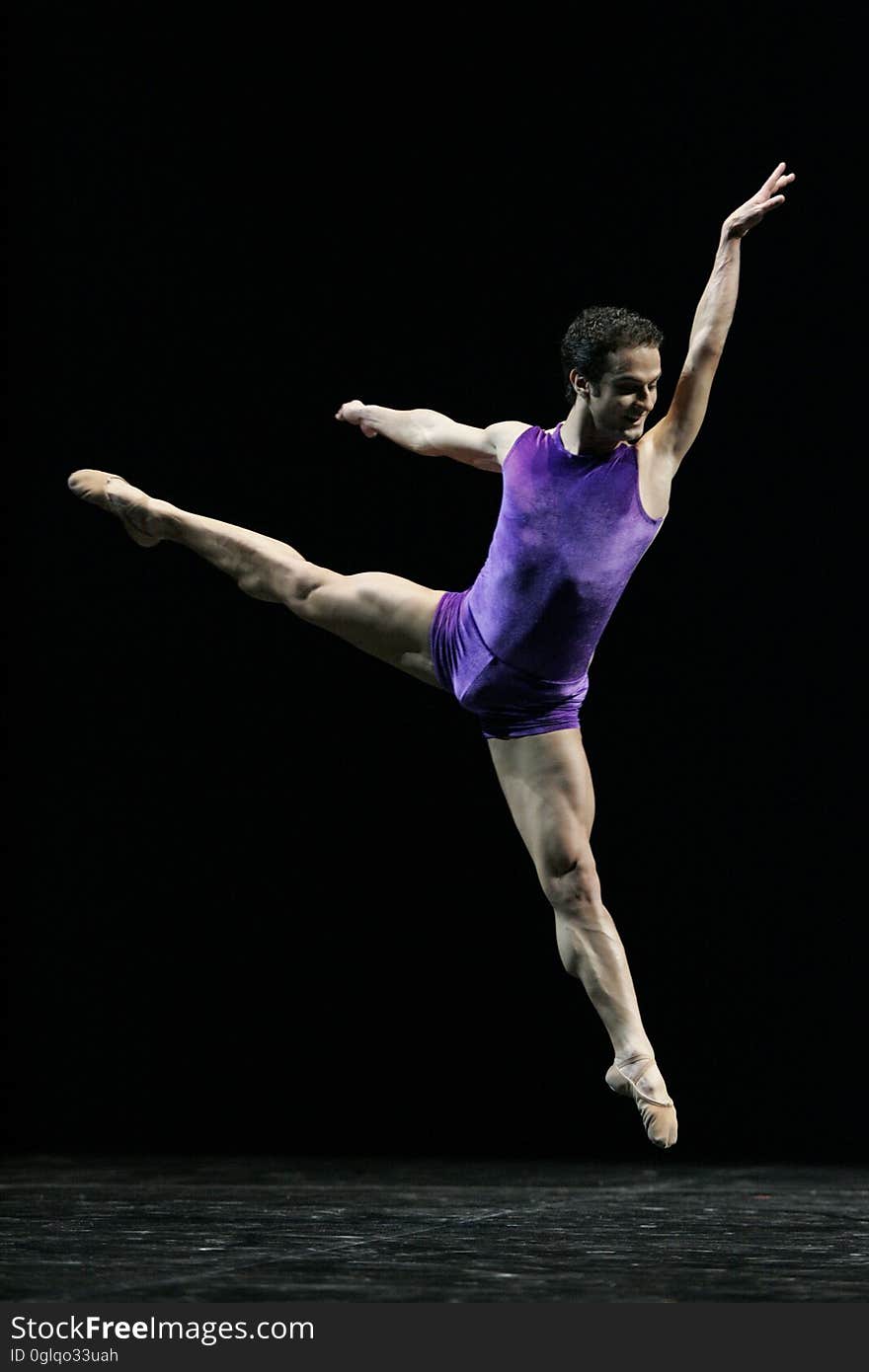 Man Performing Ballet Dancing