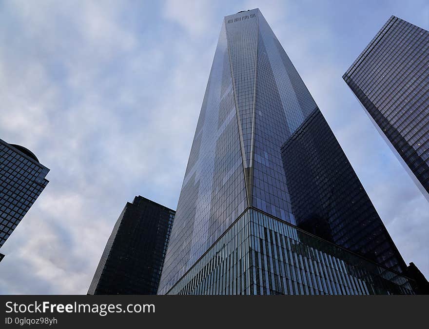 Low Angle View of Skyscrapers Against Sky