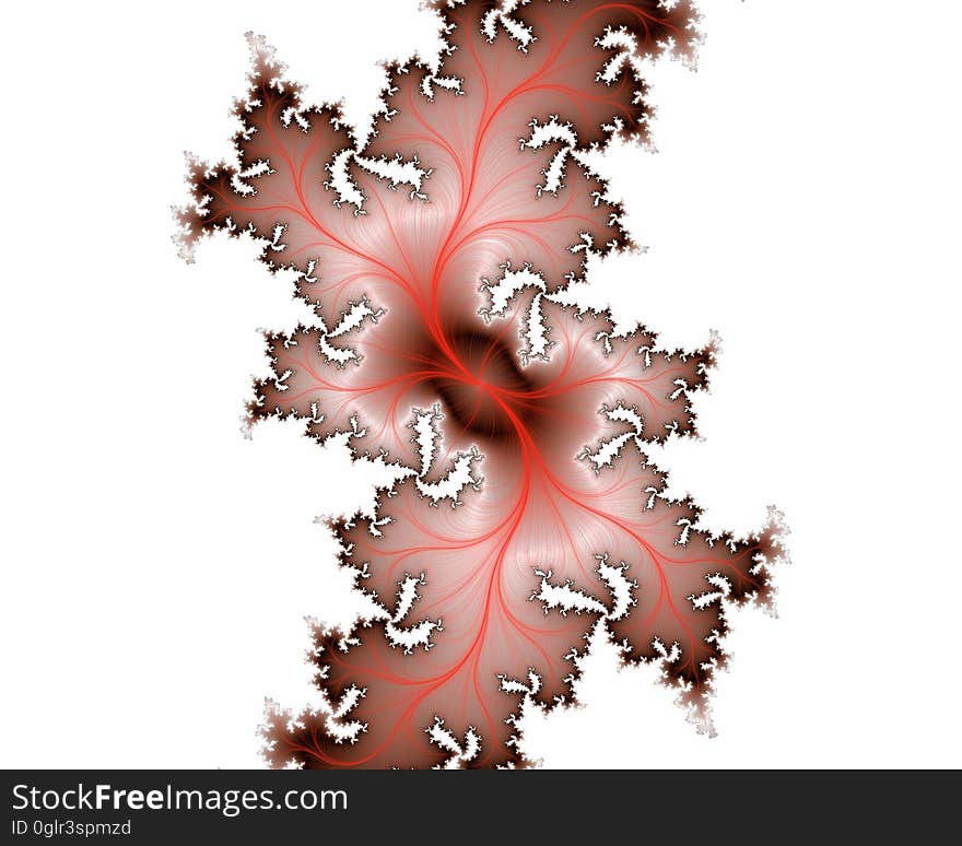 Siver fractal background with pink colors