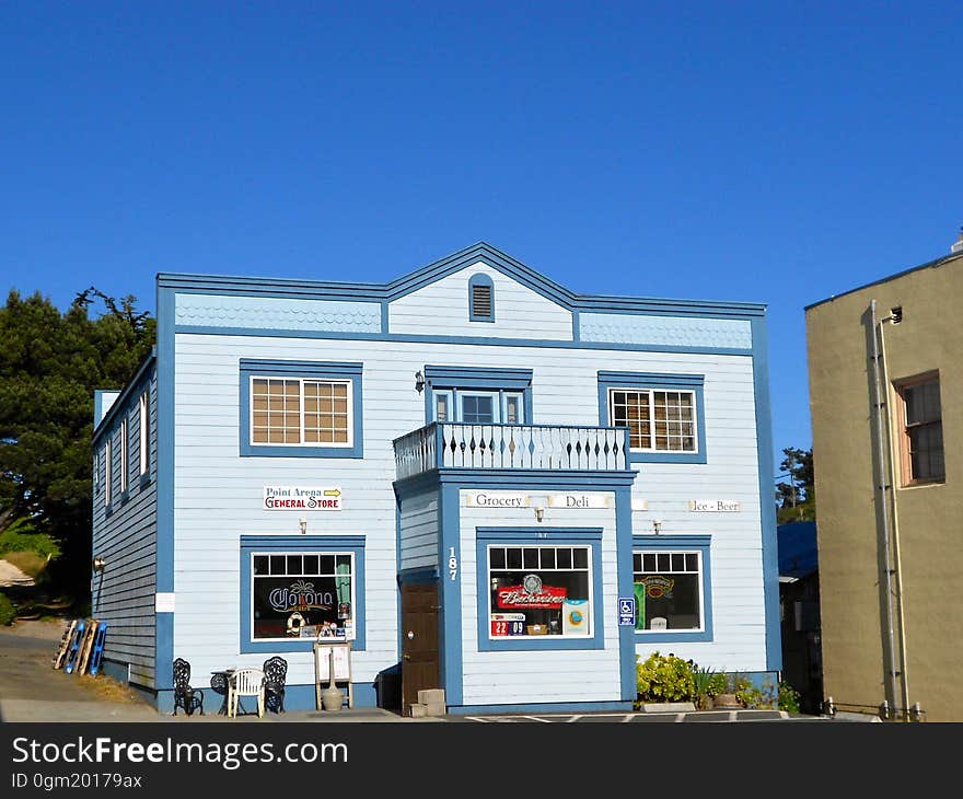 Point Arena General Store at 187 Main Street, Point Arena, California. Point Arena General Store at 187 Main Street, Point Arena, California.