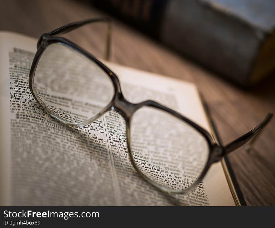 Close-up of Eyeglasses