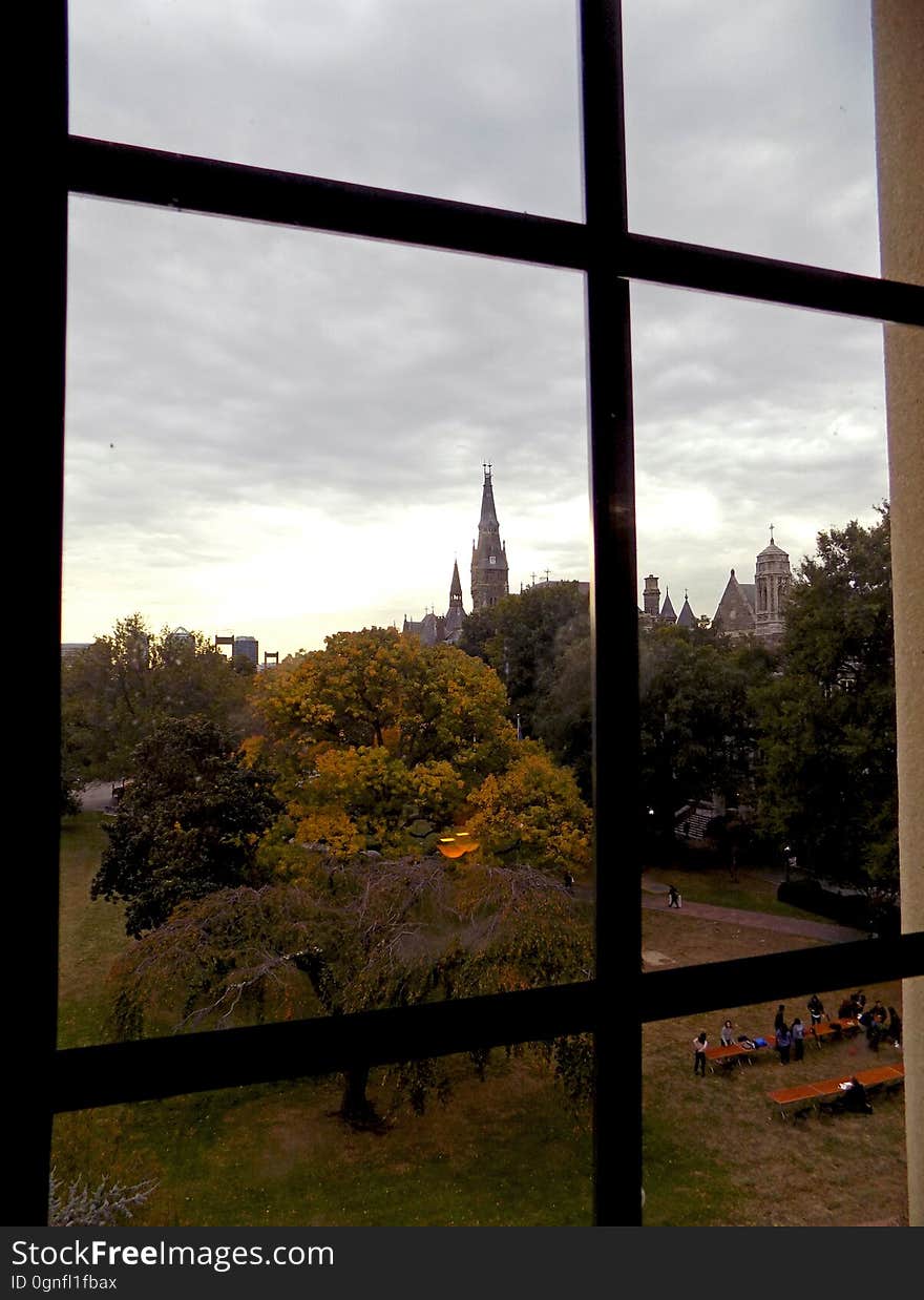 From inside the &#x22;ivory towers.&#x22;. From inside the &#x22;ivory towers.&#x22;