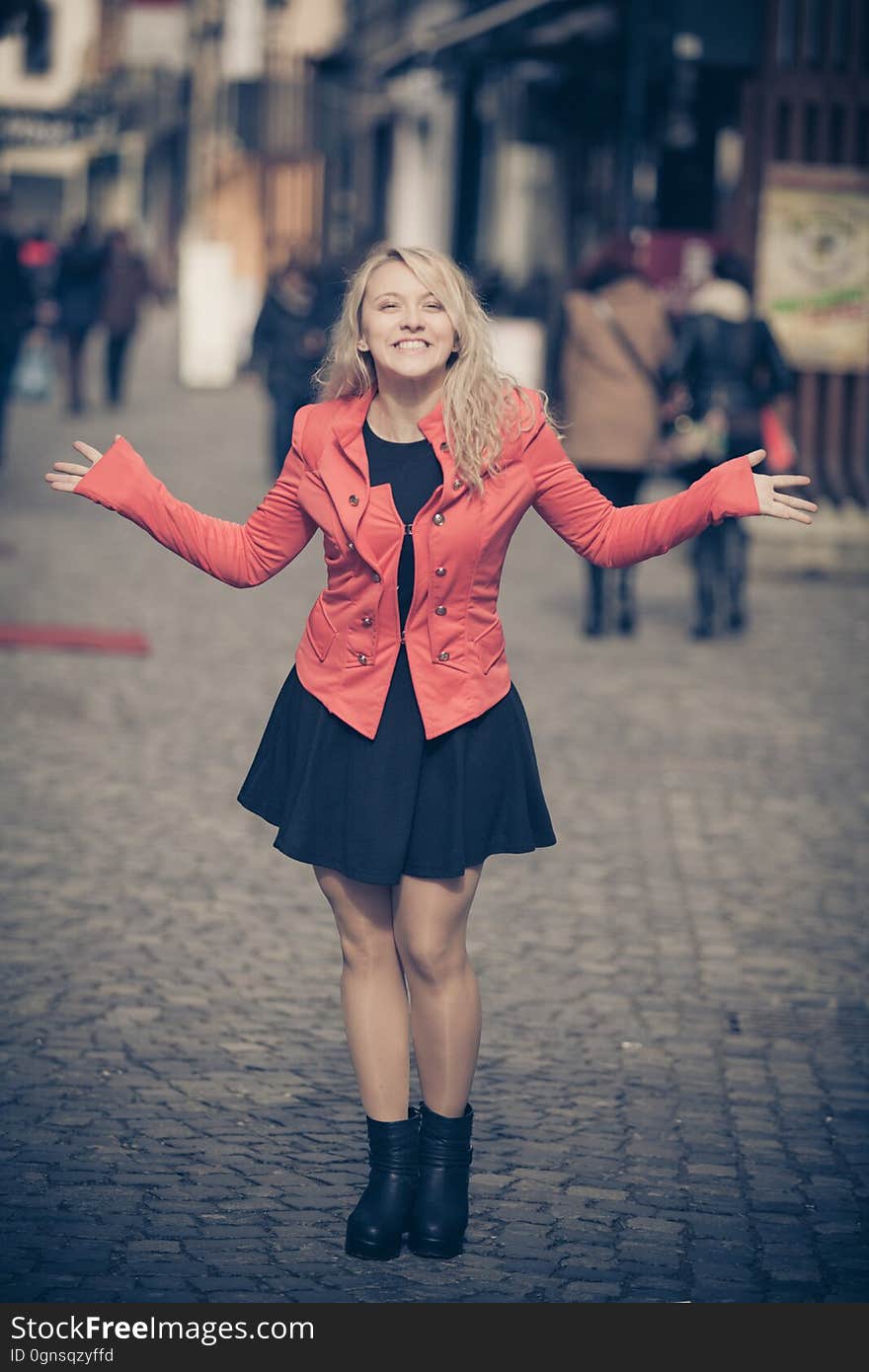 Red, Clothing, Photograph, Footwear