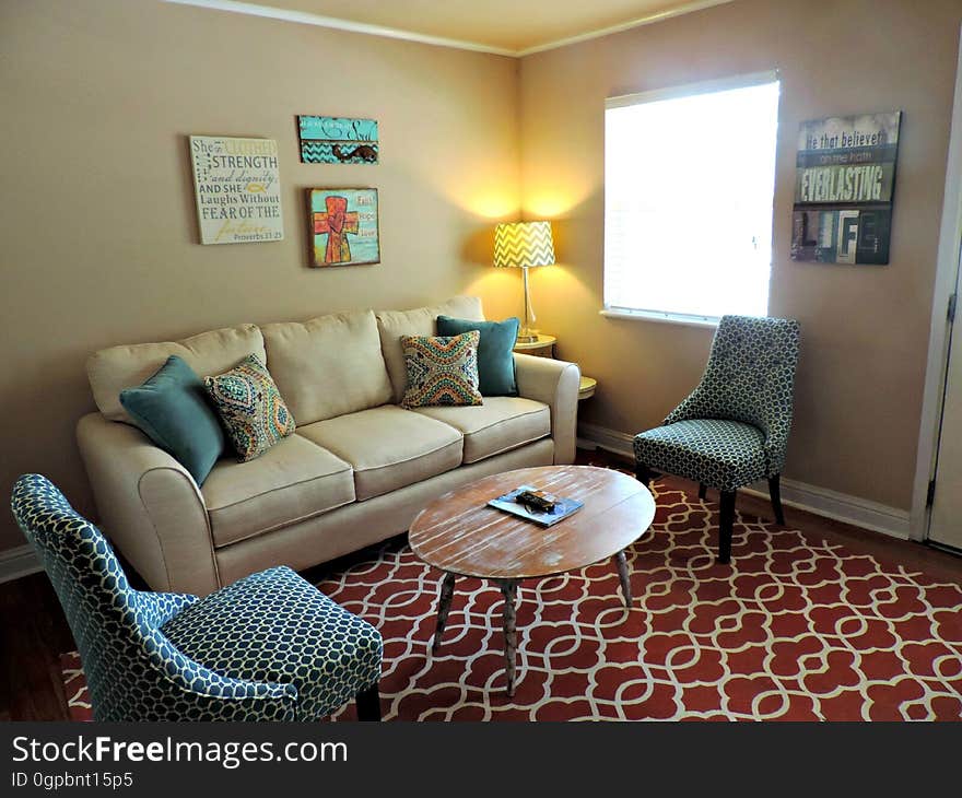 Interior of a modern living room.