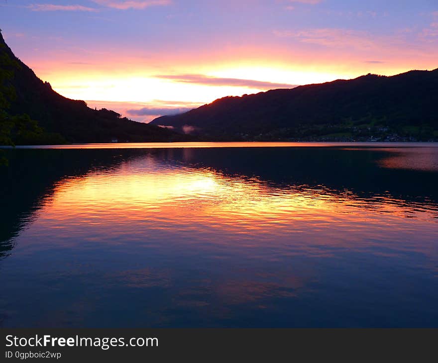 Photography of the Sea and Mountains