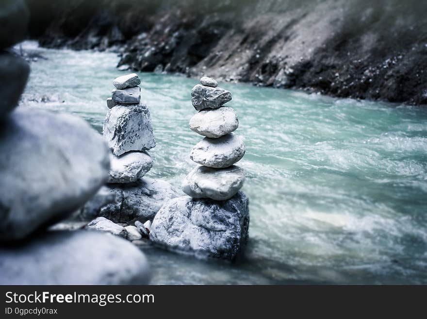 Water, River, Rock, Watercourse