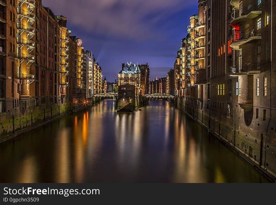 Reflection, Waterway, Body Of Water, Cityscape