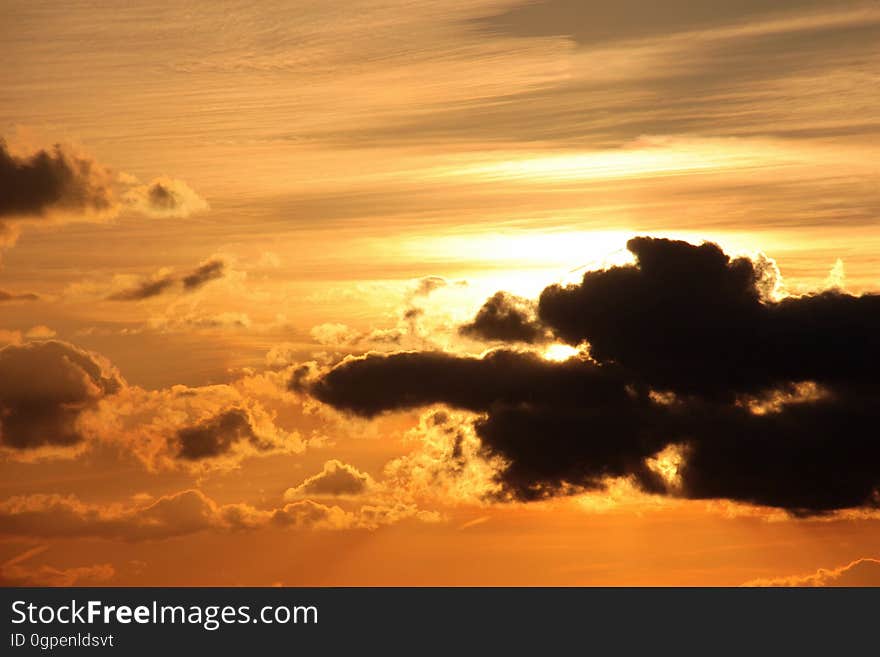 Sky, Afterglow, Cloud, Sunset