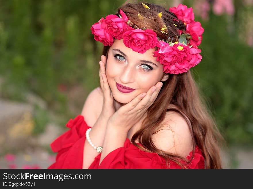 Flower, Pink, Skin, Hair Accessory