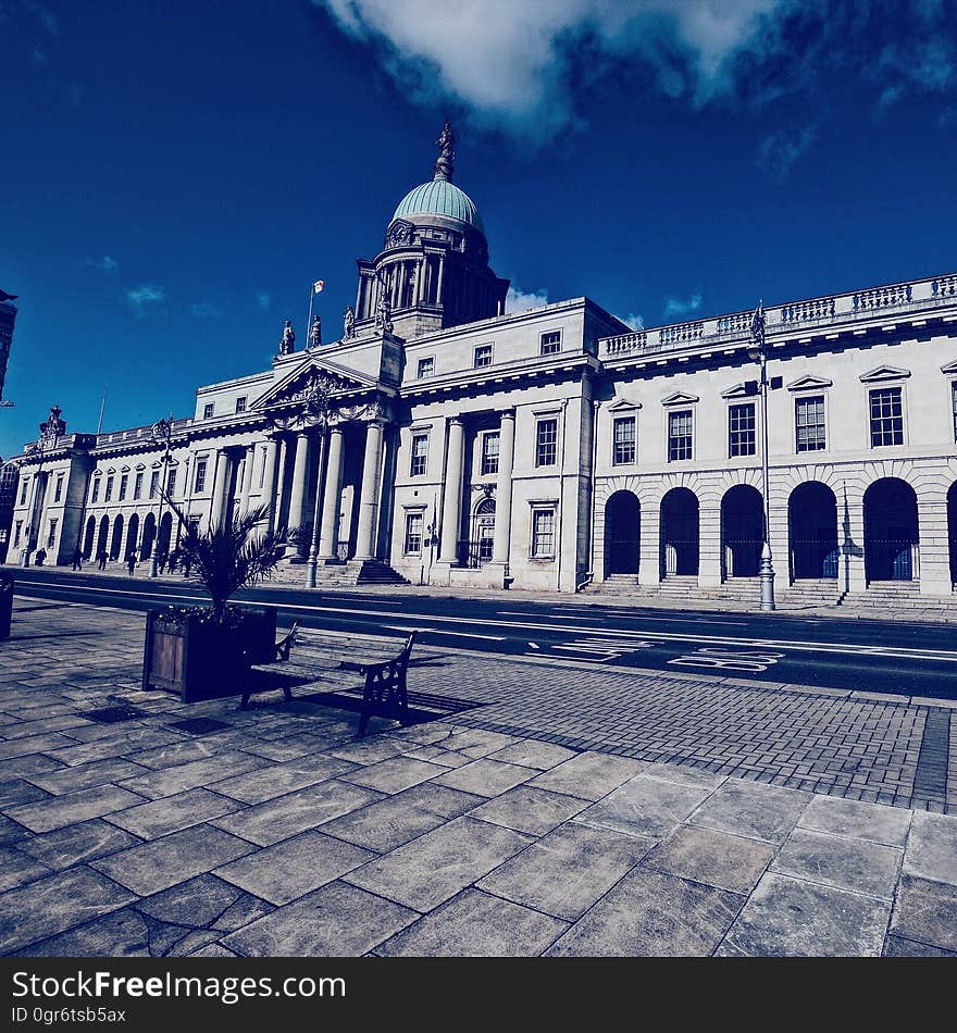 The Custom House in Dublin, Ireland.