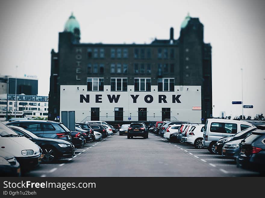 The New York hotel and parking lot in Rotterdam, Netherlands. The New York hotel and parking lot in Rotterdam, Netherlands.